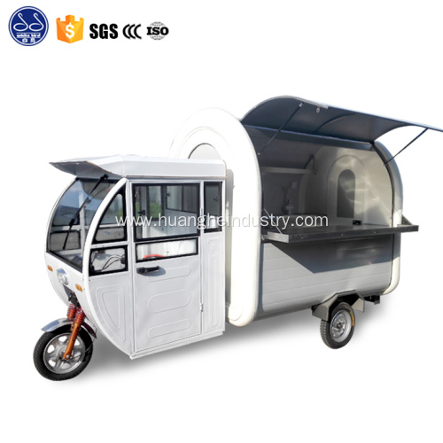 3 wheels bike food cart